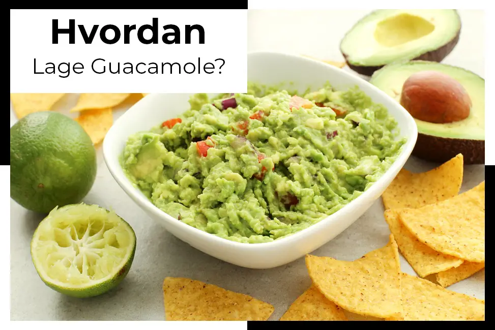 guacamole hvordan lage mat meny avokado