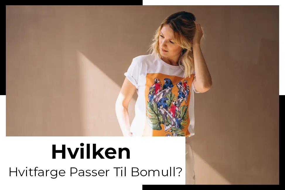 hvit farge bomull klær