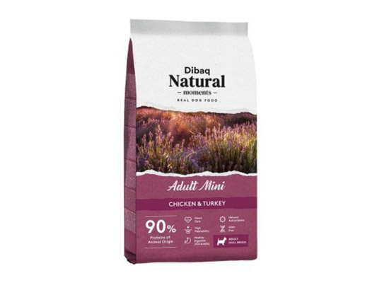 dibaq natural moments dog adult mini