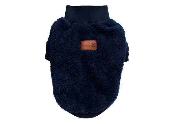 myk korallfleece hundegenser