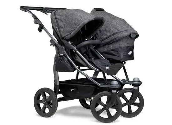 tfk duo combi eco søskenvogn premium anthracite test