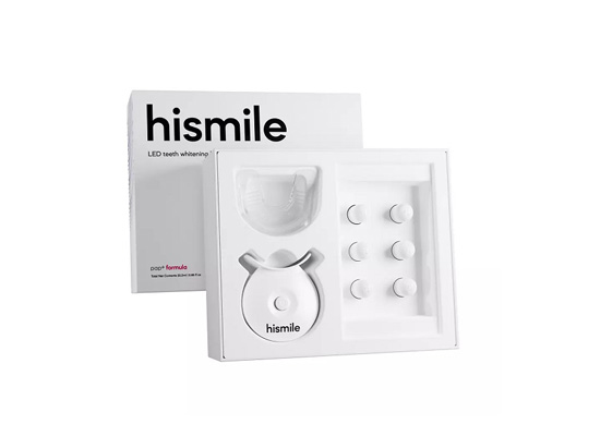 tannbleking hismile pad led teeth whitening kit beste i test