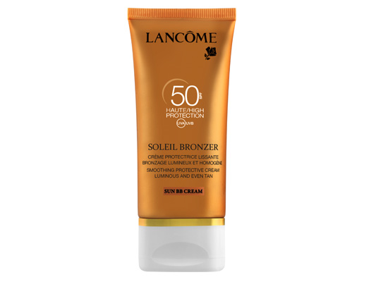 solkrem med farge lancôme soleil bronzer test