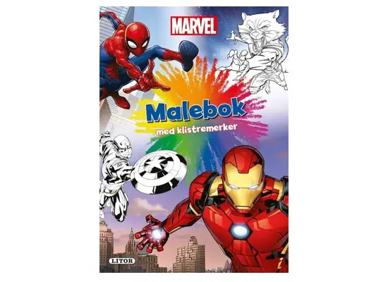 malebok marvel superhelter 